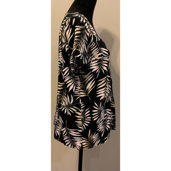 J. Jill palm short sleeve shirt - Picture 4 of 4